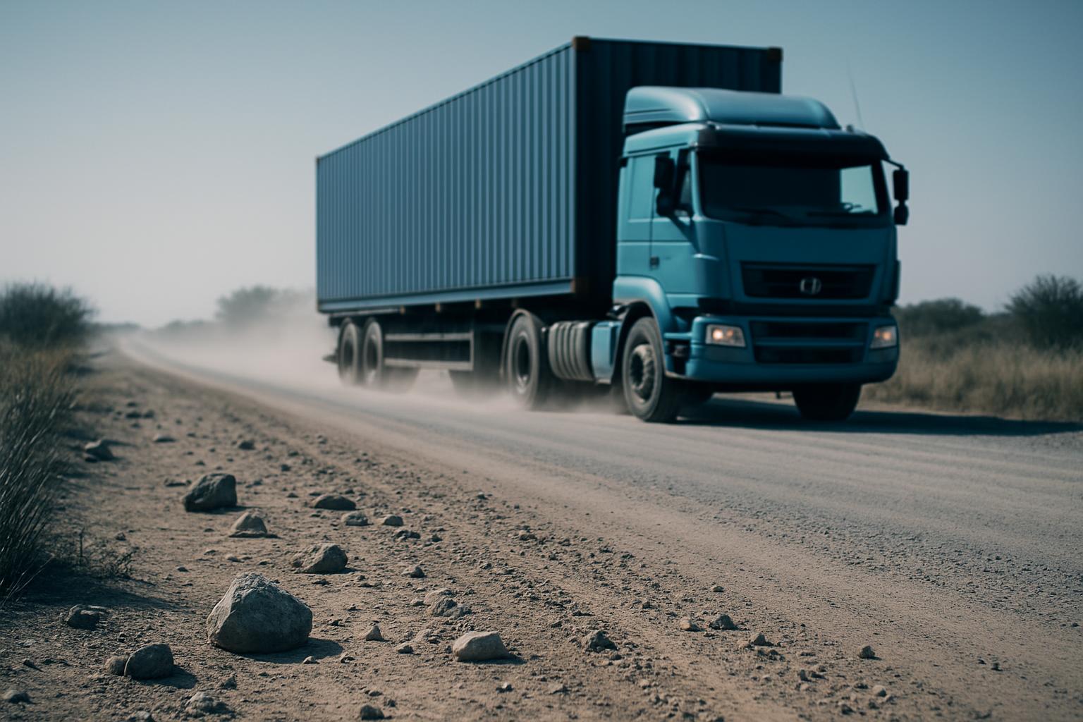 Inland dust haul